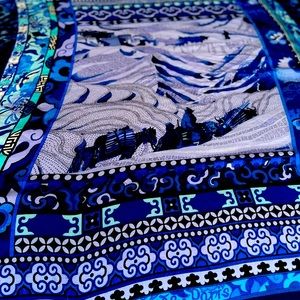 Gorgeous Hermes scarf  Royal Blues